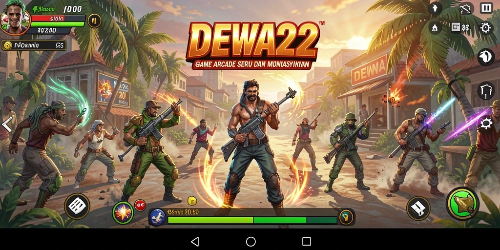 Tampilan gameplay DEWA22 yang menarik dan penuh aksi.