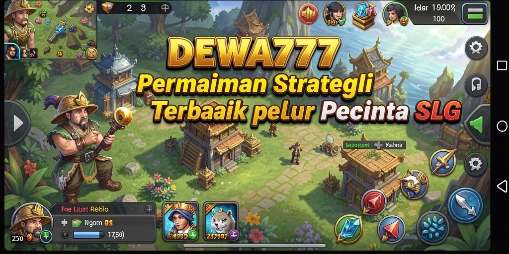 Screenshot gameplay DEWA777 yang menampilkan pertarungan epik strategi.