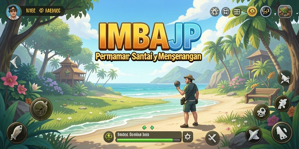 Tampilan gameplay <strong>IMBAJP</strong> yang penuh warna dan menyenangkan.