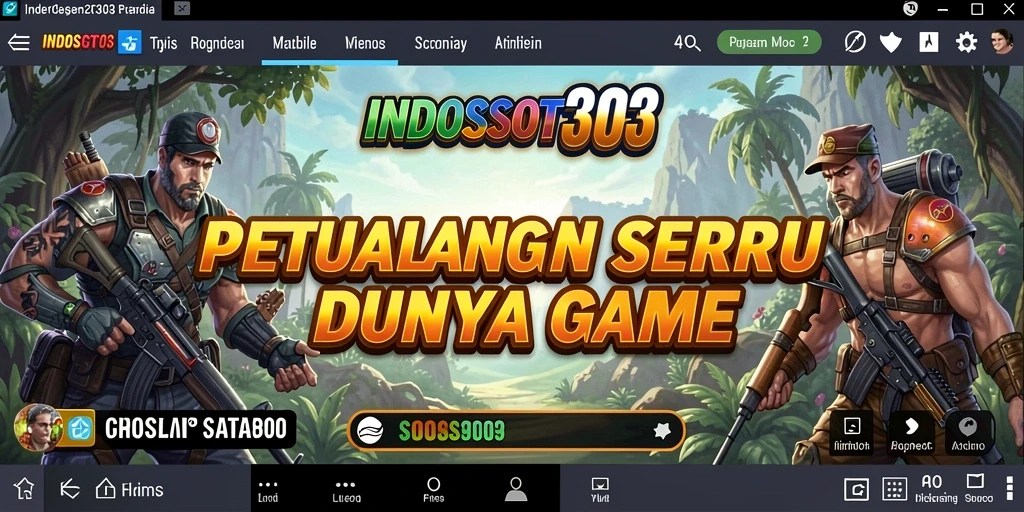 Screenshot gameplay INDOSLOT303 menampilkan aksi petualangan yang seru.