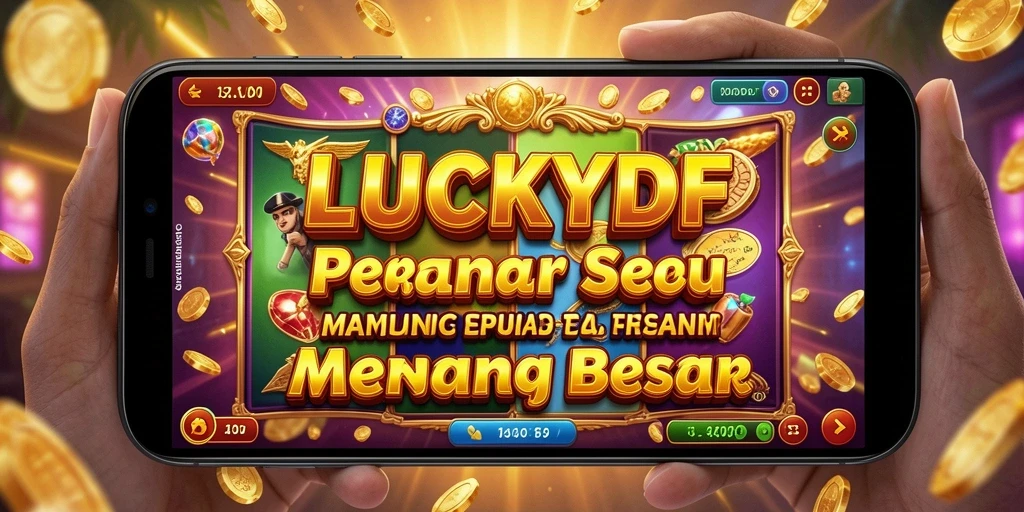 Tampilan gameplay LUCKYDF yang menakjubkan dan interaktif.