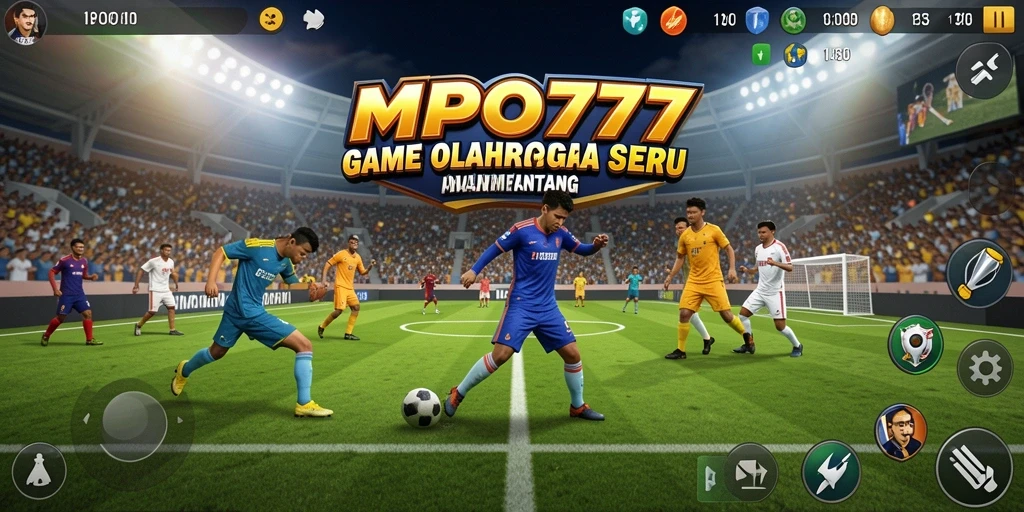 Screenshot MPO777 menampilkan aksi seru dalam permainan olahraga.