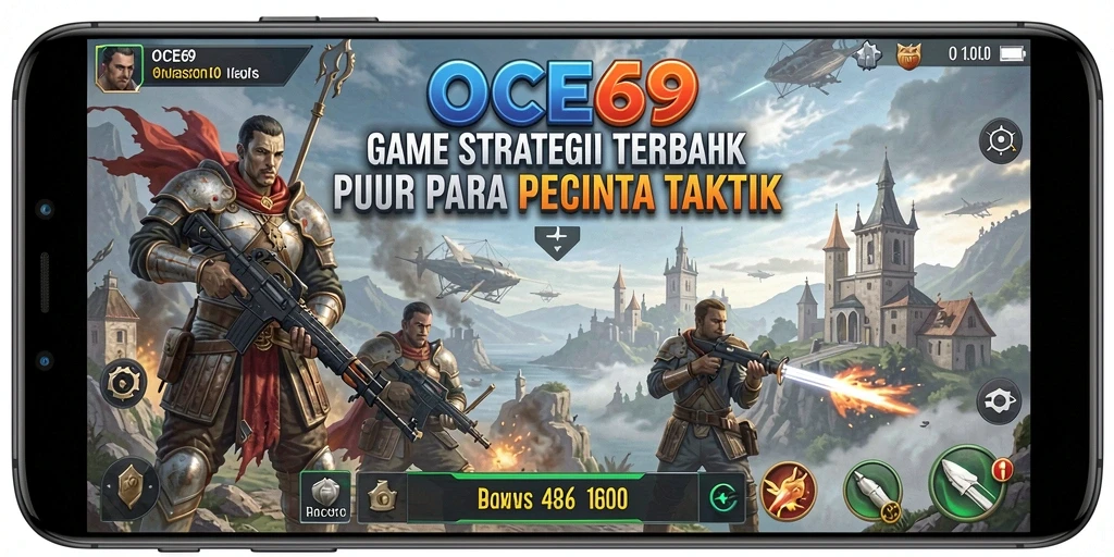 Screenshot gameplay OCE69 menunjukkan strategi dan taktik yang mendebarkan.