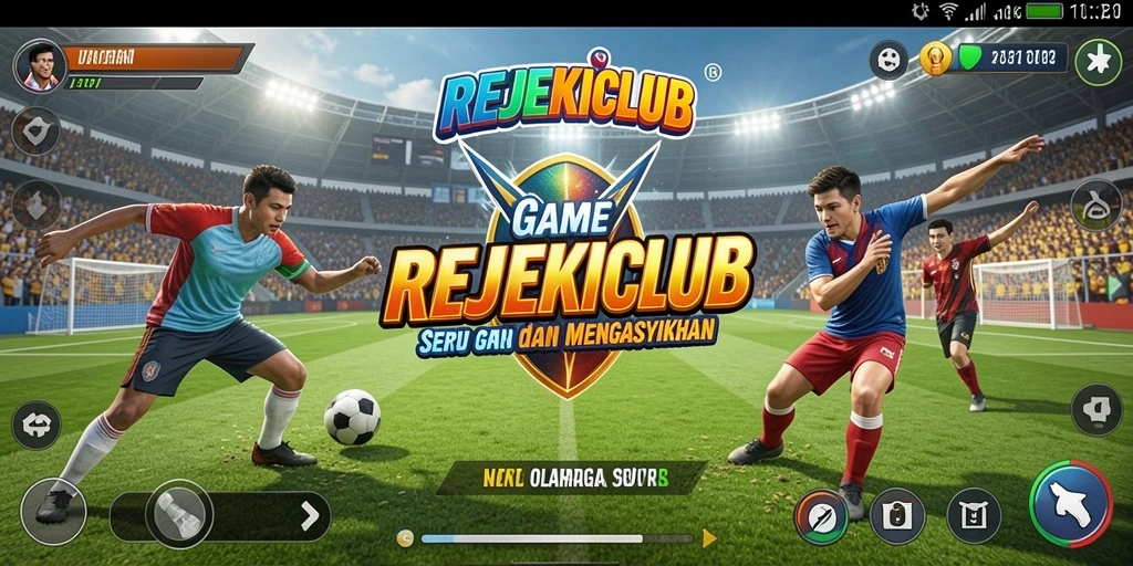 Tampilan layar permainan REJEKICLUB yang seru dan penuh aksi.